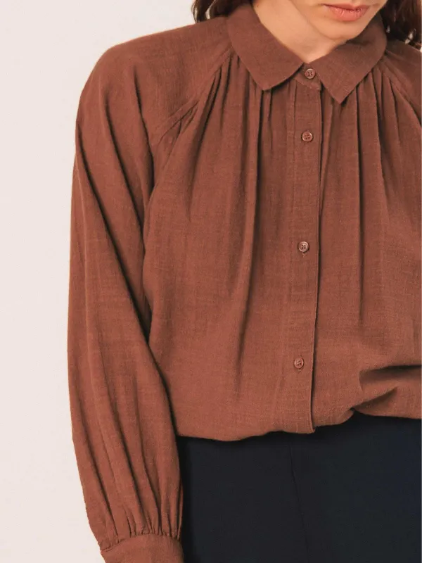 Textured Cotton Weave Shirt sold by iris