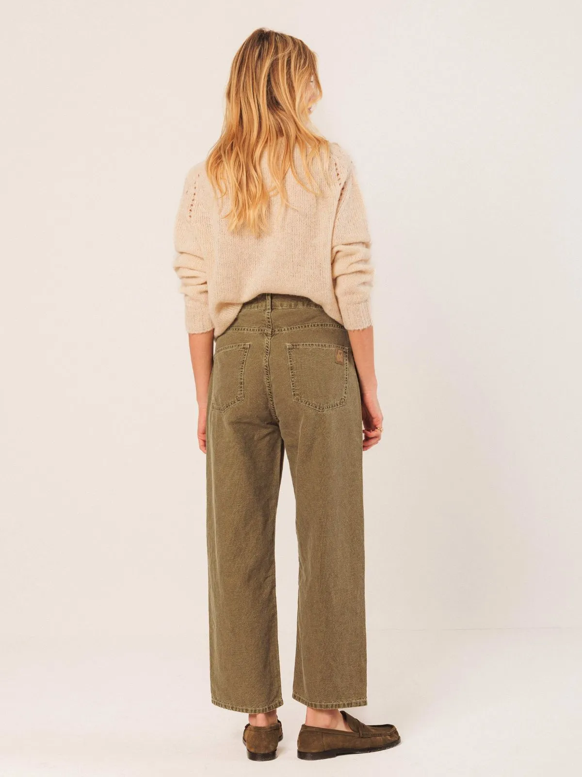 Straight Leg Jean - Olive sold by iris product image thumbnail 4