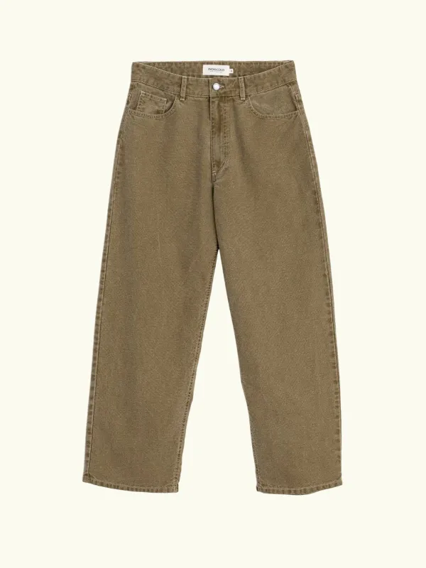 Straight Leg Jean - Olive sold by iris