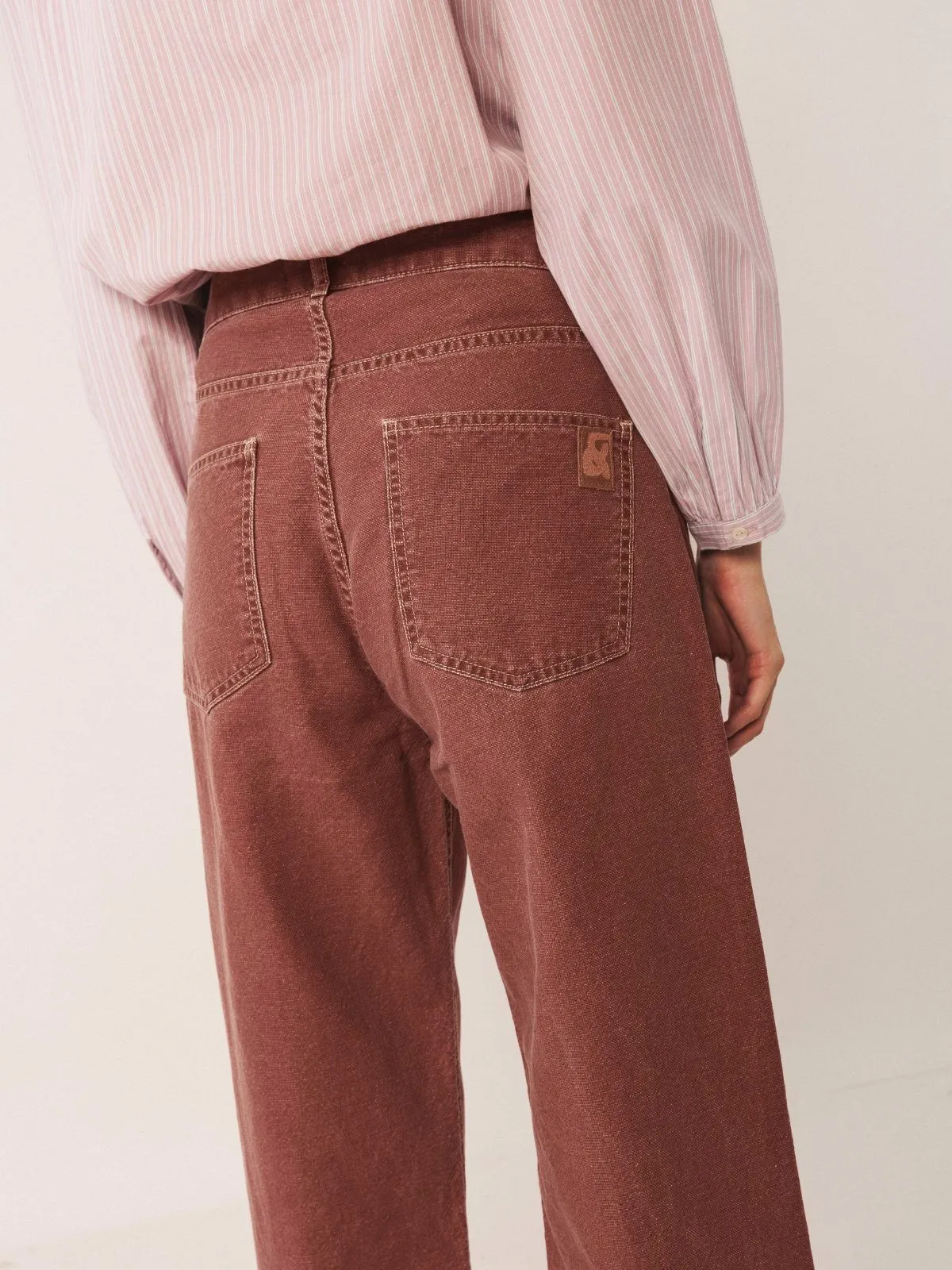 Straight Leg Jean - Cherry sold by iris product image thumbnail 2