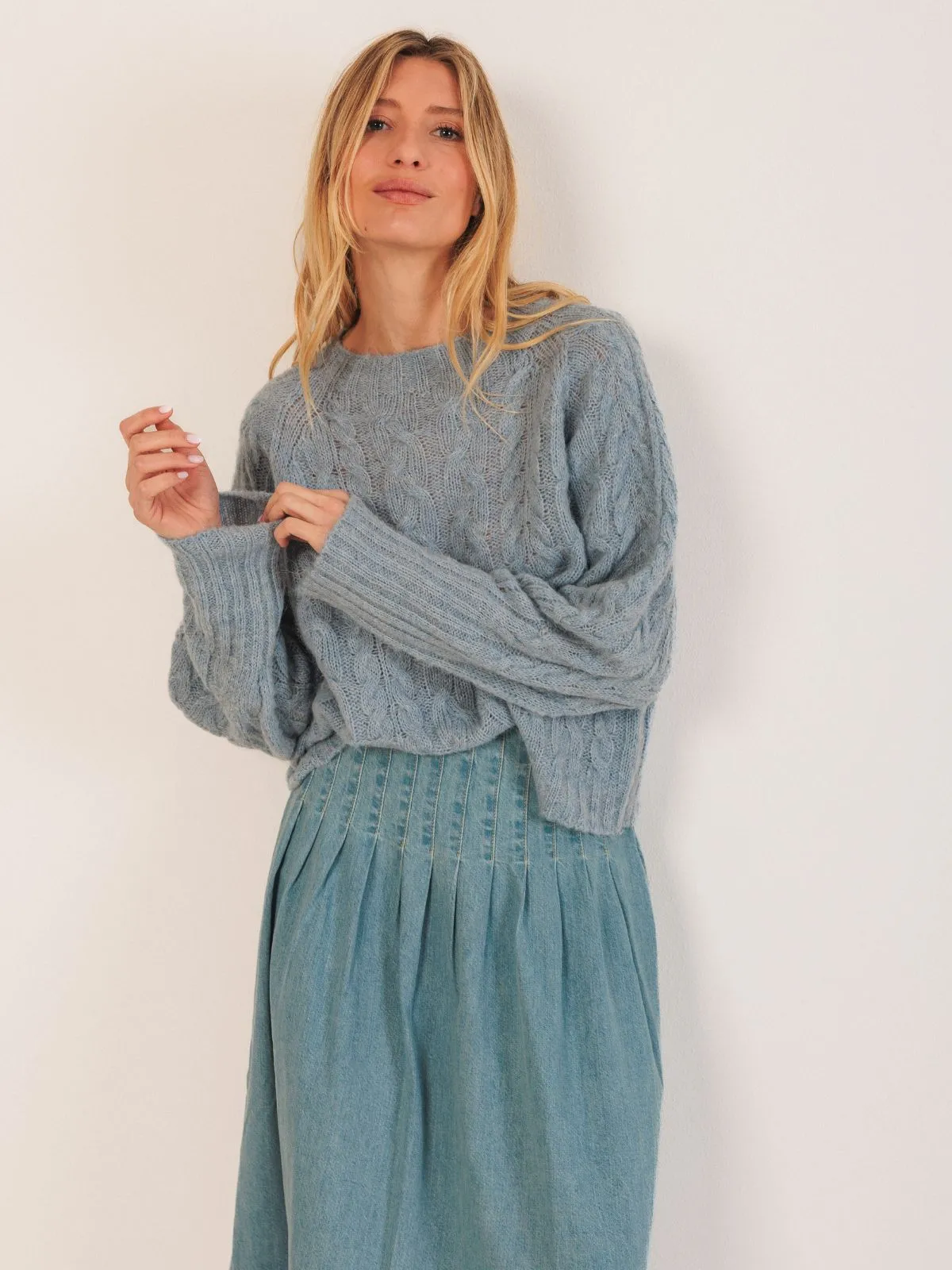 Cable Knit Jumper sold by iris