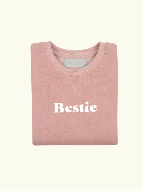 Bestie Sweatshirt - Faded Blush sold by iris