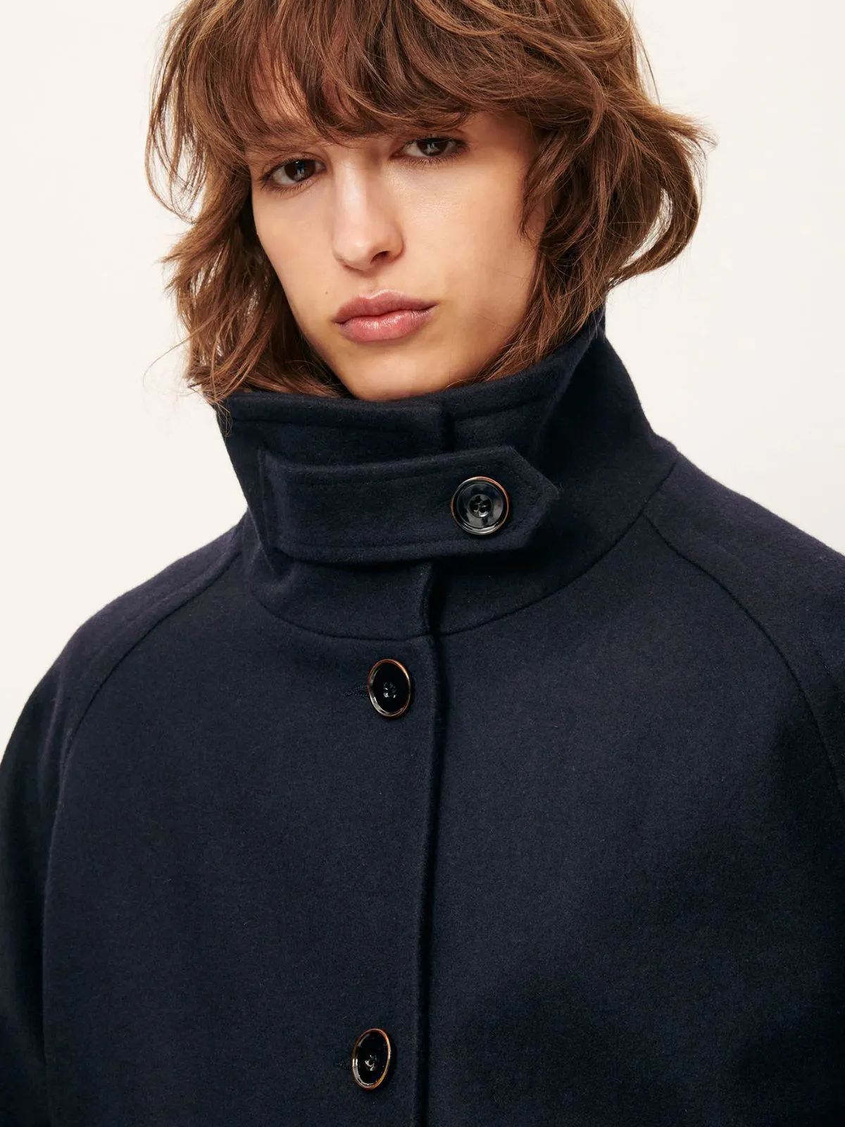 Lee Wooly Coat - Navy sold by iris product image thumbnail 2
