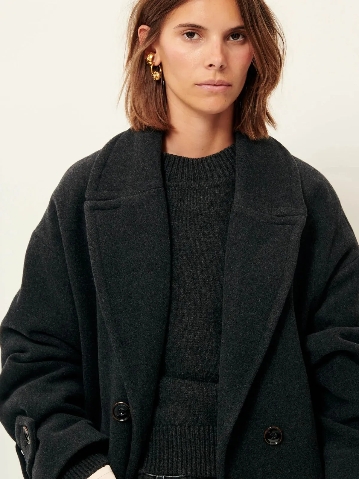 Mia Coat - Charcoal sold by iris product image thumbnail 5