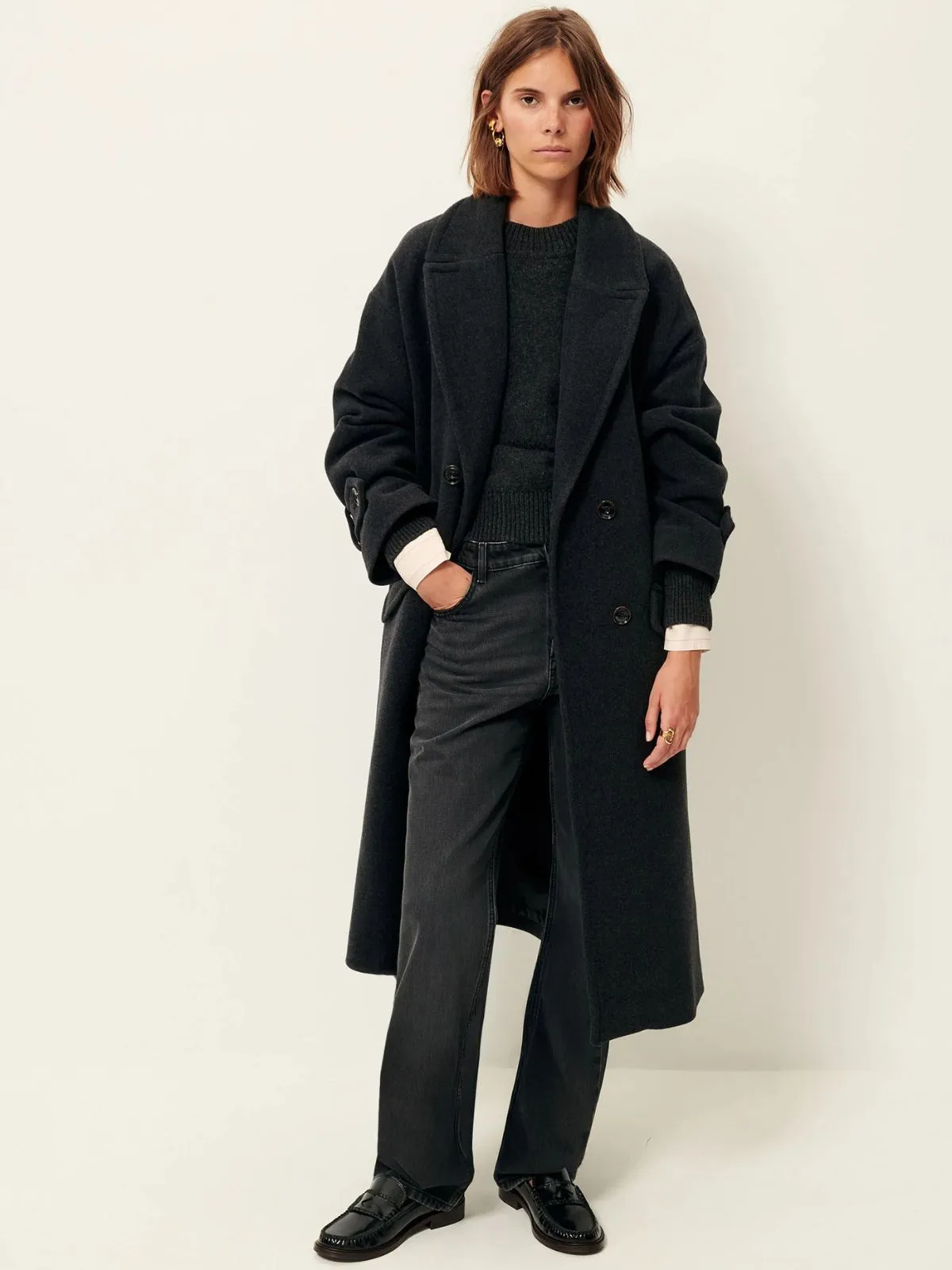 Mia Coat - Charcoal sold by iris