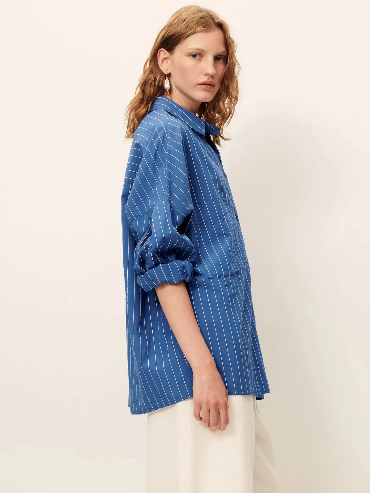 Fontania Oversize Stripe Shirt sold by iris product image thumbnail 5