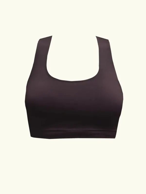 Elated Bra Top - Chocolate Brown made by PRISM