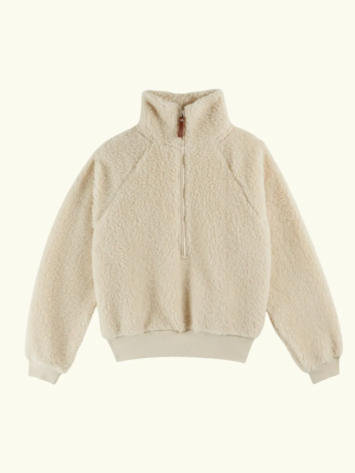 Caramel Teddy Zip Knit sold by iris product image thumbnail 2