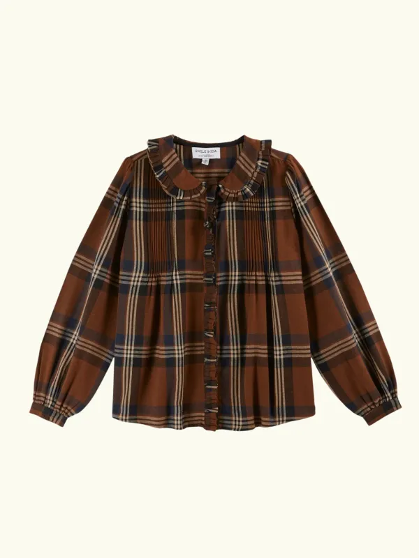 Caro Collar Check Shirt sold by iris