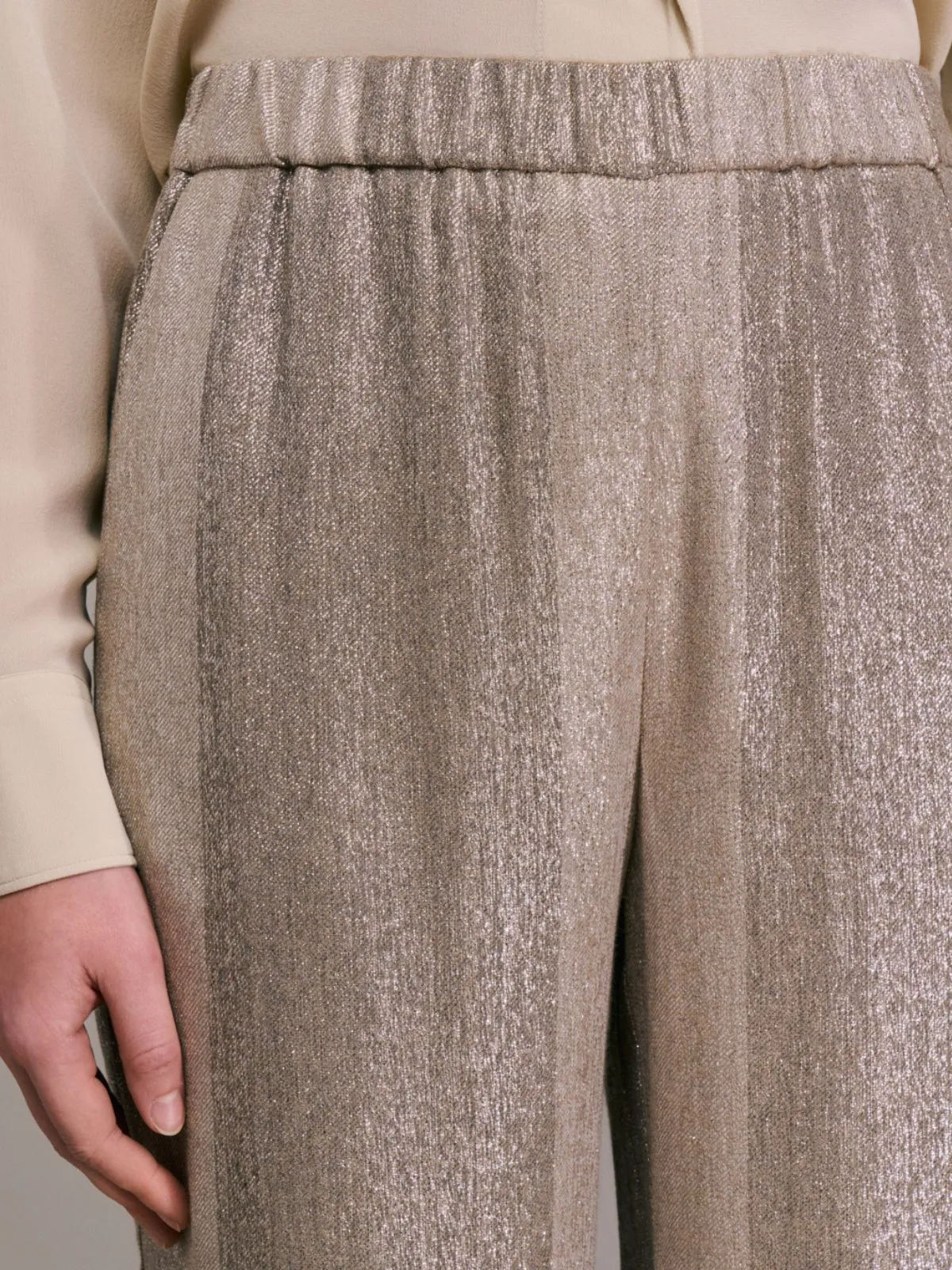 Portorico Metallic Trousers sold by iris product image thumbnail 3