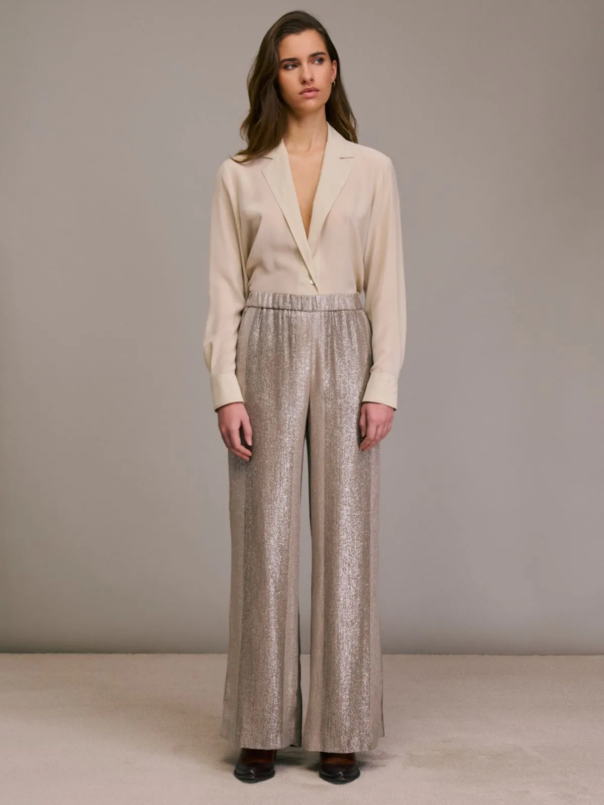 Portorico Metallic Trousers sold by iris product image thumbnail 4