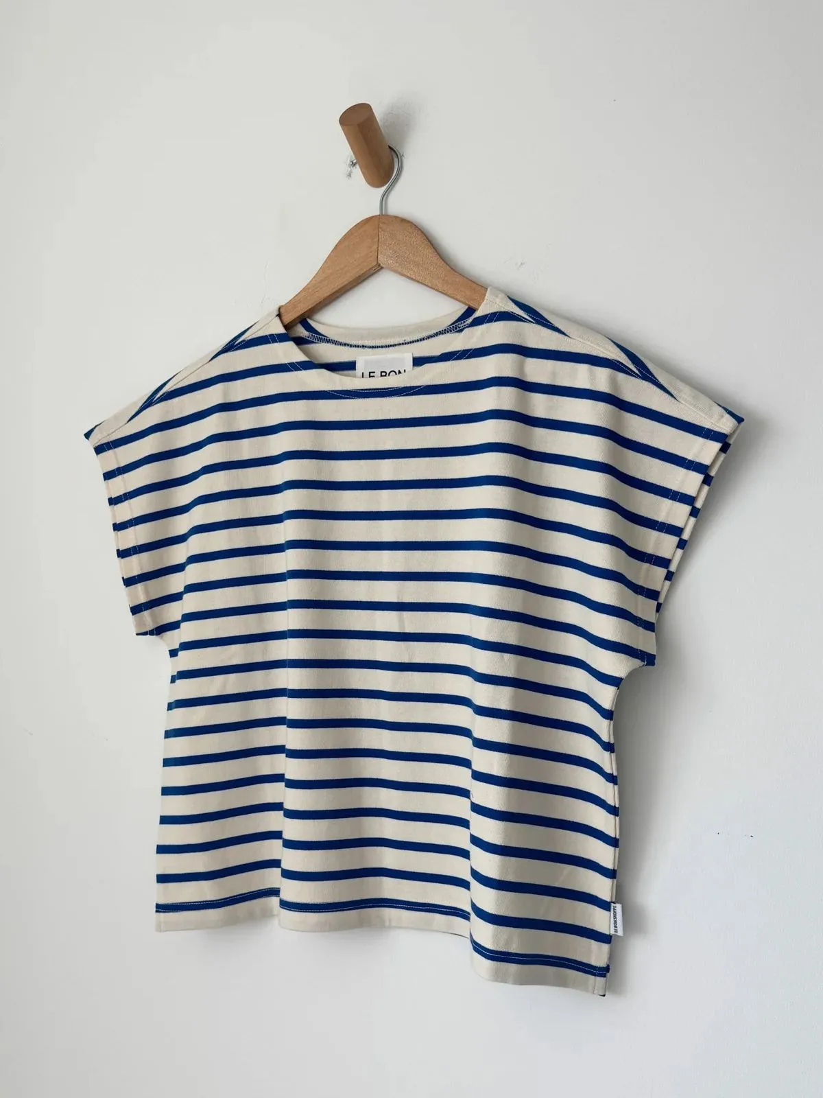 Manon Stripe T-Shirt - Blue sold by iris product image thumbnail 2