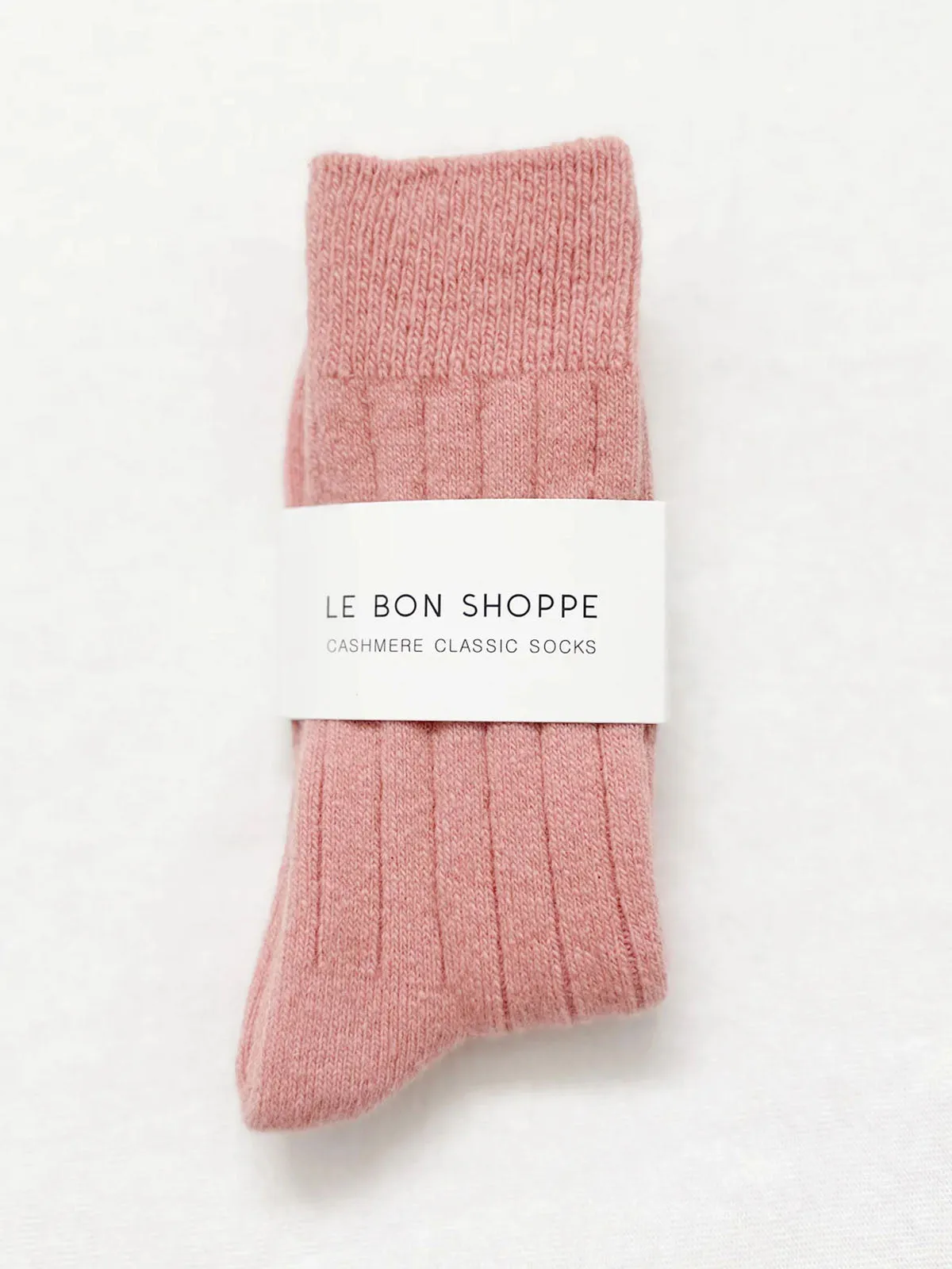 Classic Cashmere Socks - Rose Petal sold by iris