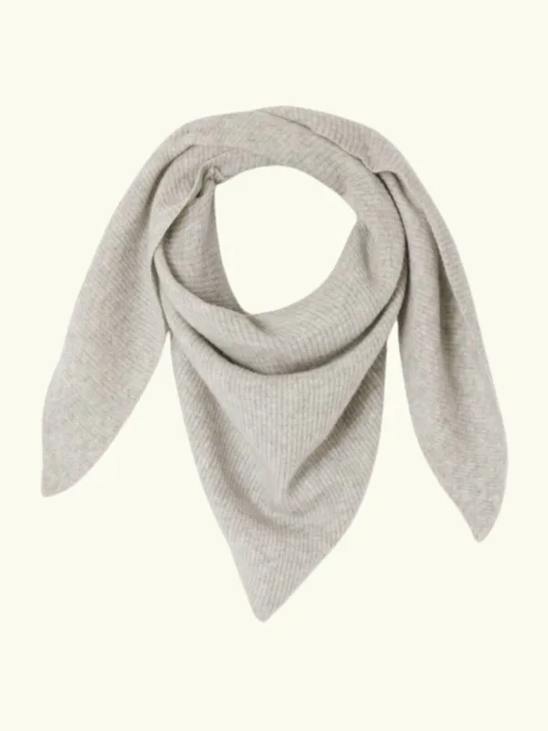 Raxow Triangle Scarf - Light Grey sold by iris