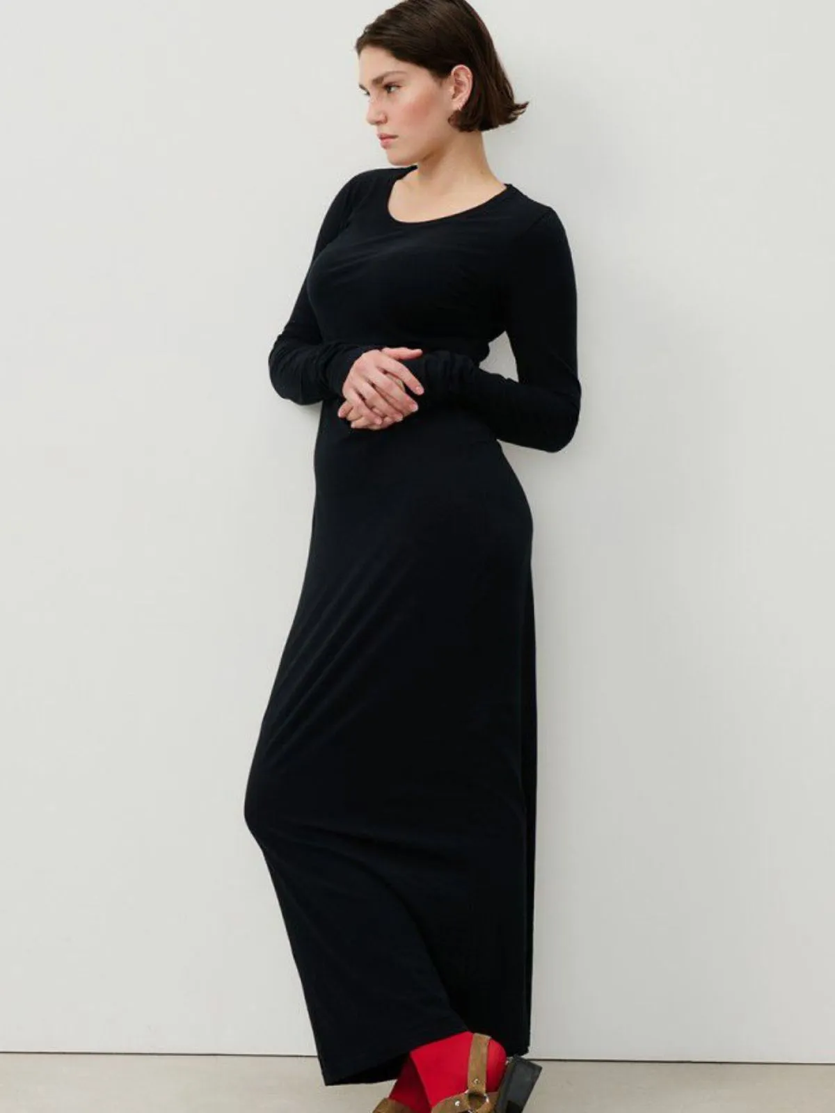Gamipy T-Shirt Dress - Black sold by iris product image thumbnail 3