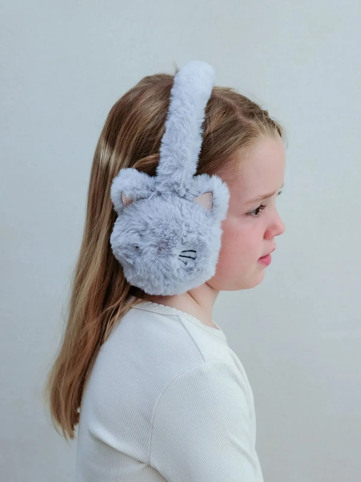 Kitty Cat Earmuffs - Grey sold by iris product image thumbnail 2