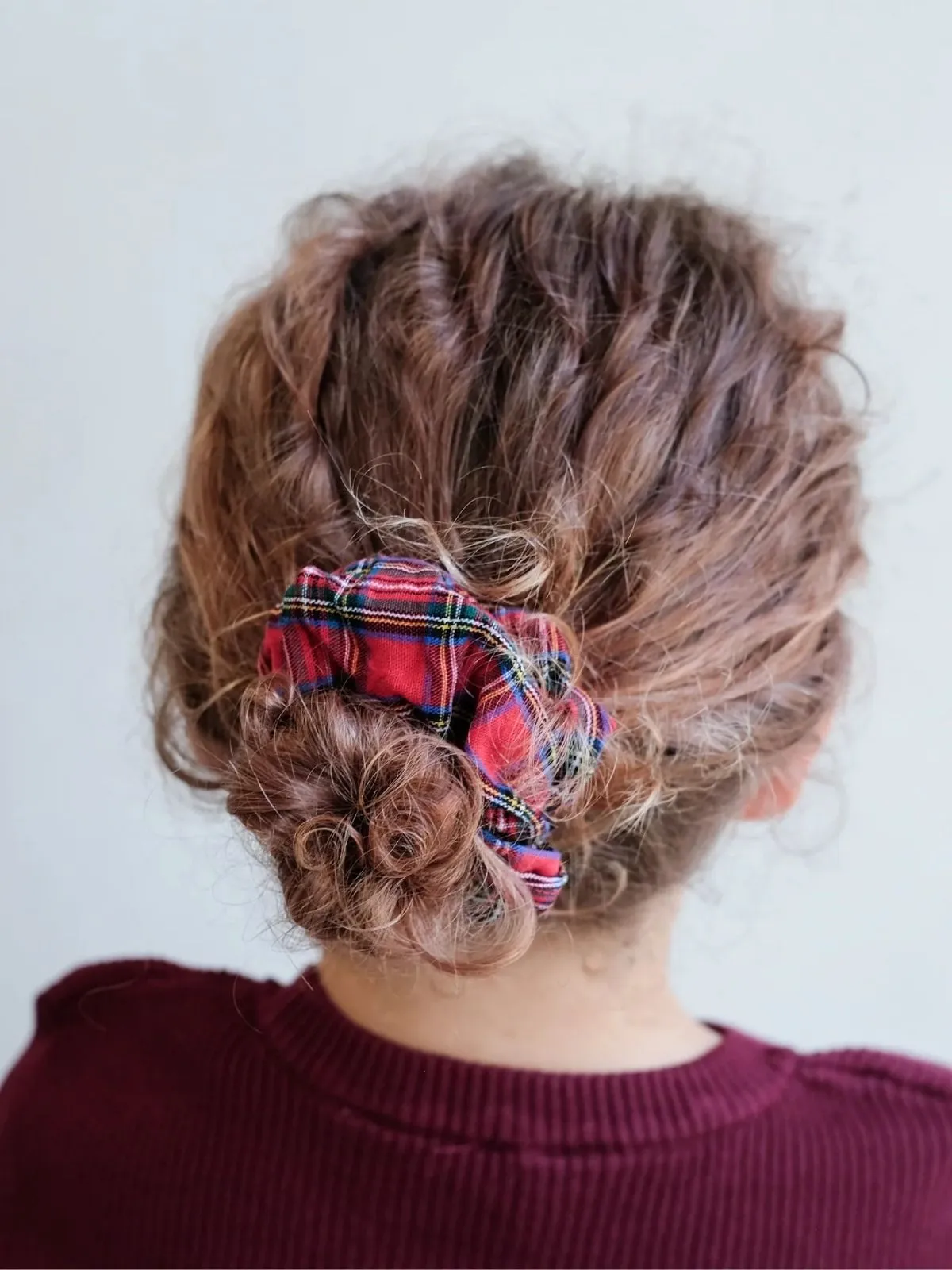 Giant Tartan Scrunchies - Red sold by iris product image thumbnail 3