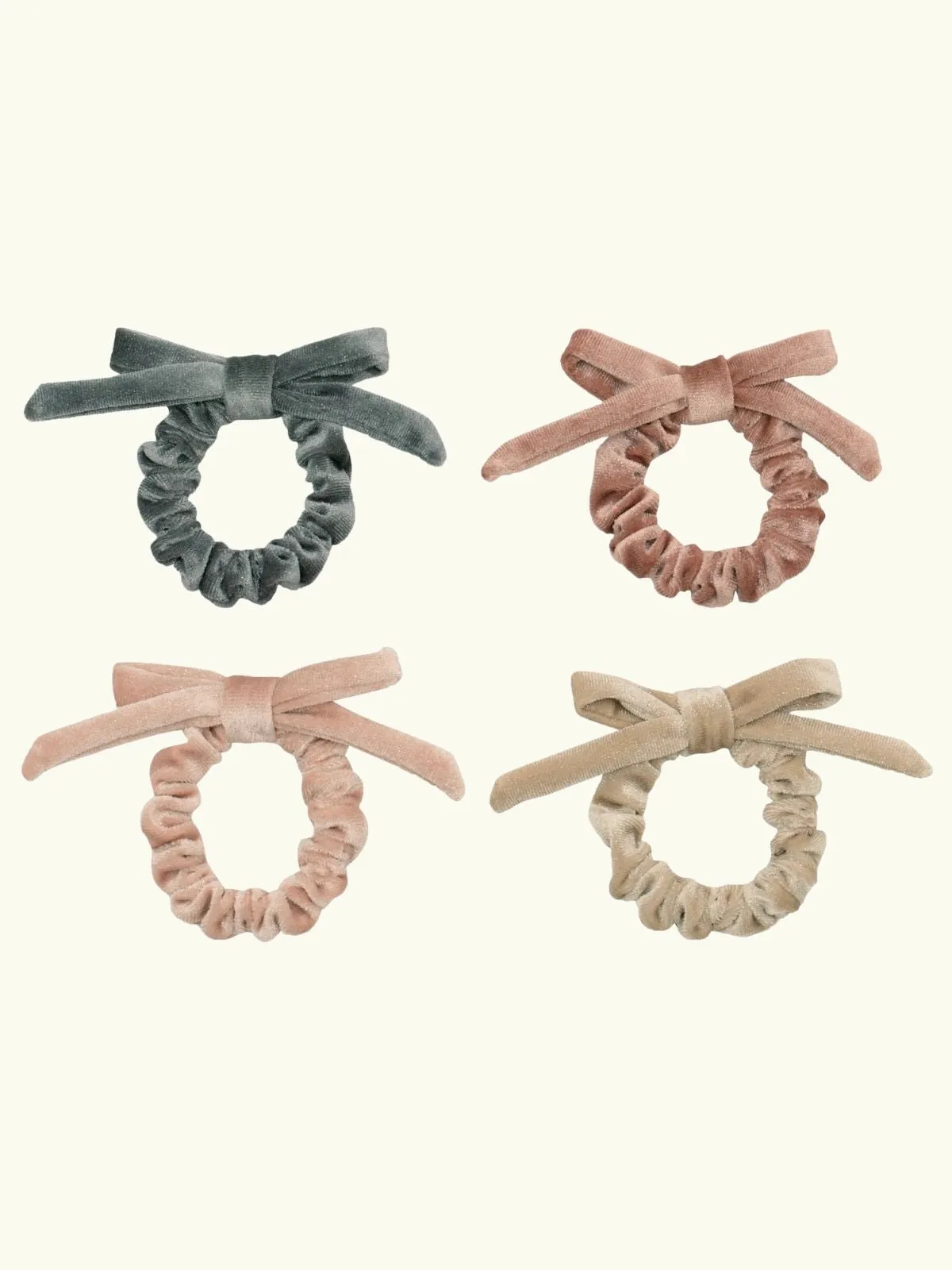 Sparkle Velvet Bow Ponies - Pink Multi sold by iris