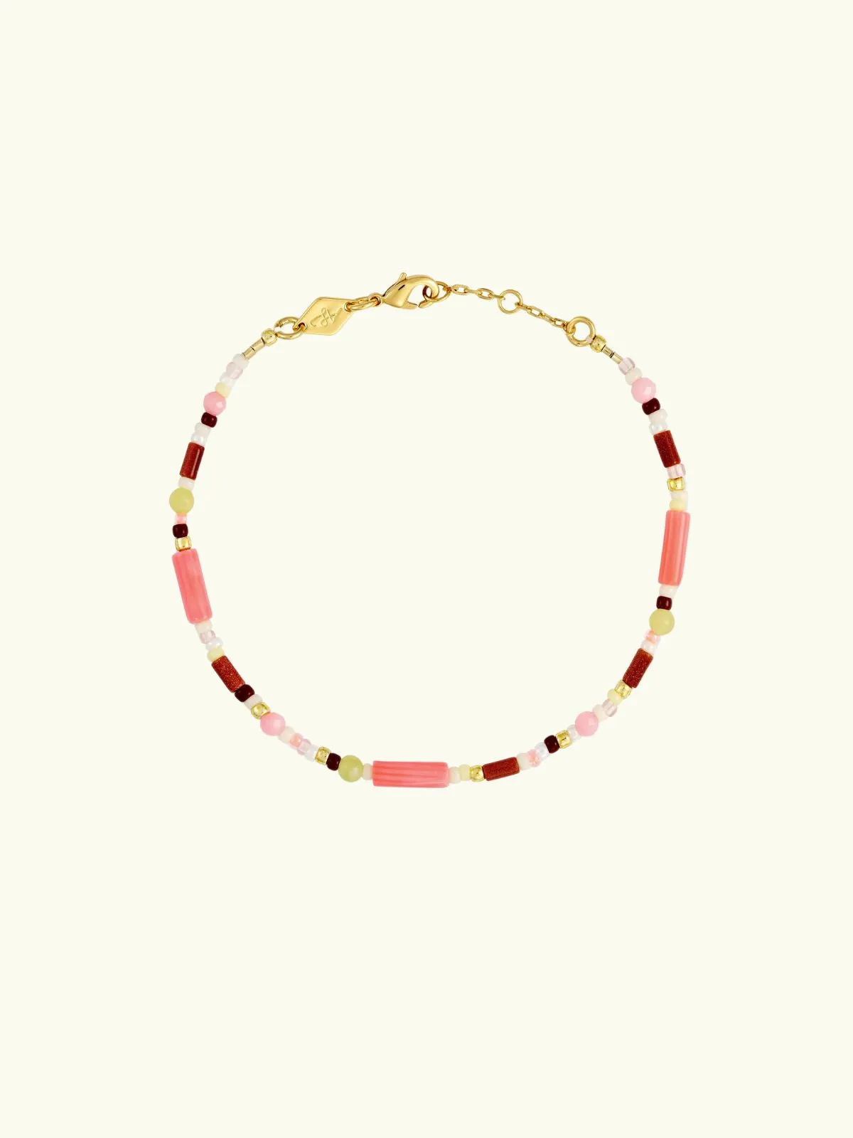 Candyfloss Bracelet - Teaberry sold by iris