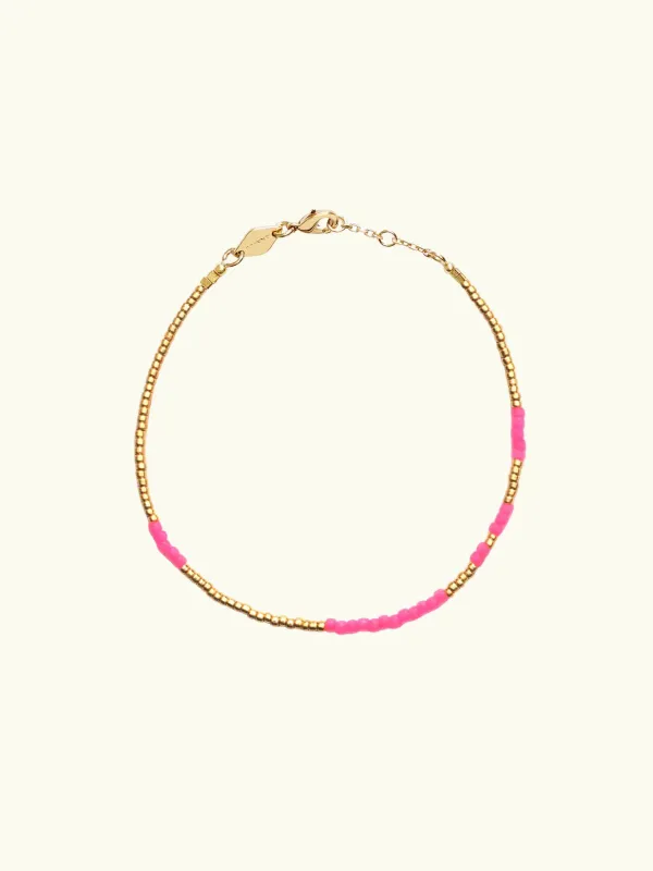Asym Bracelet - Pink sold by iris