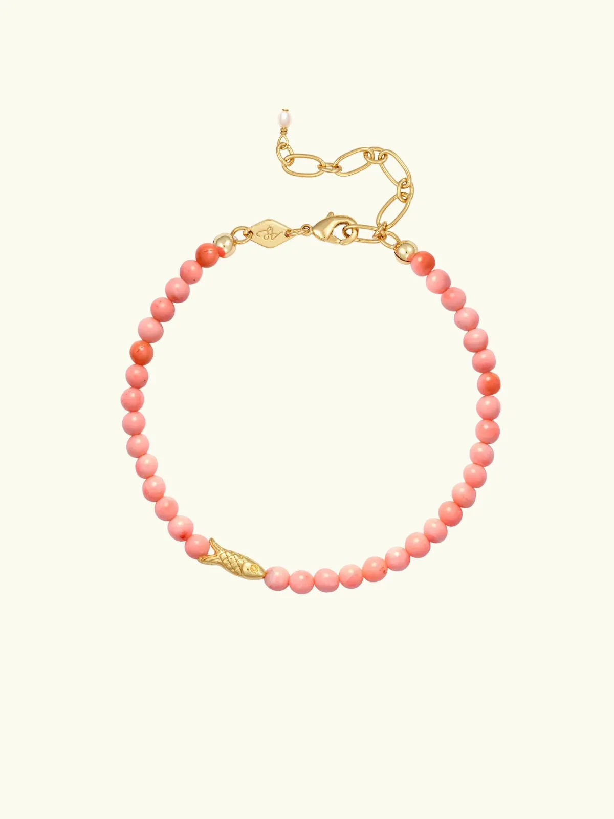 Fingerling Bracelet - Peach sold by iris