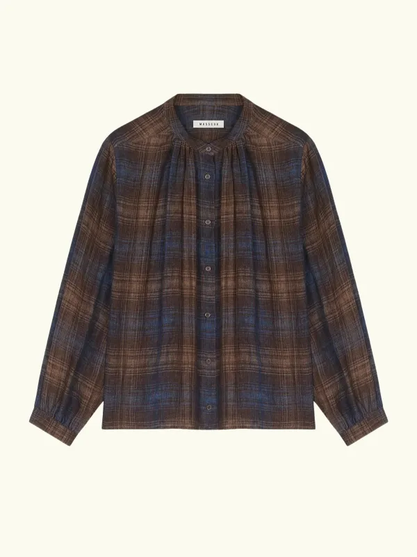 Dupond Check Shirt - Brown sold by iris