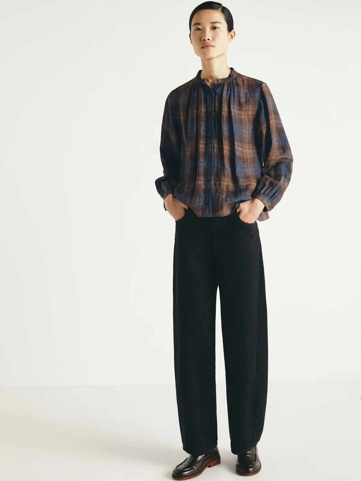 Dupond Check Shirt - Brown sold by iris product image thumbnail 4