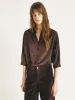 Carole Print Blouse - Brown sold by iris