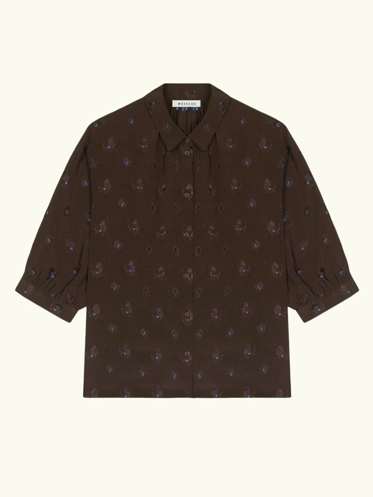Carole Print Blouse - Brown sold by iris
