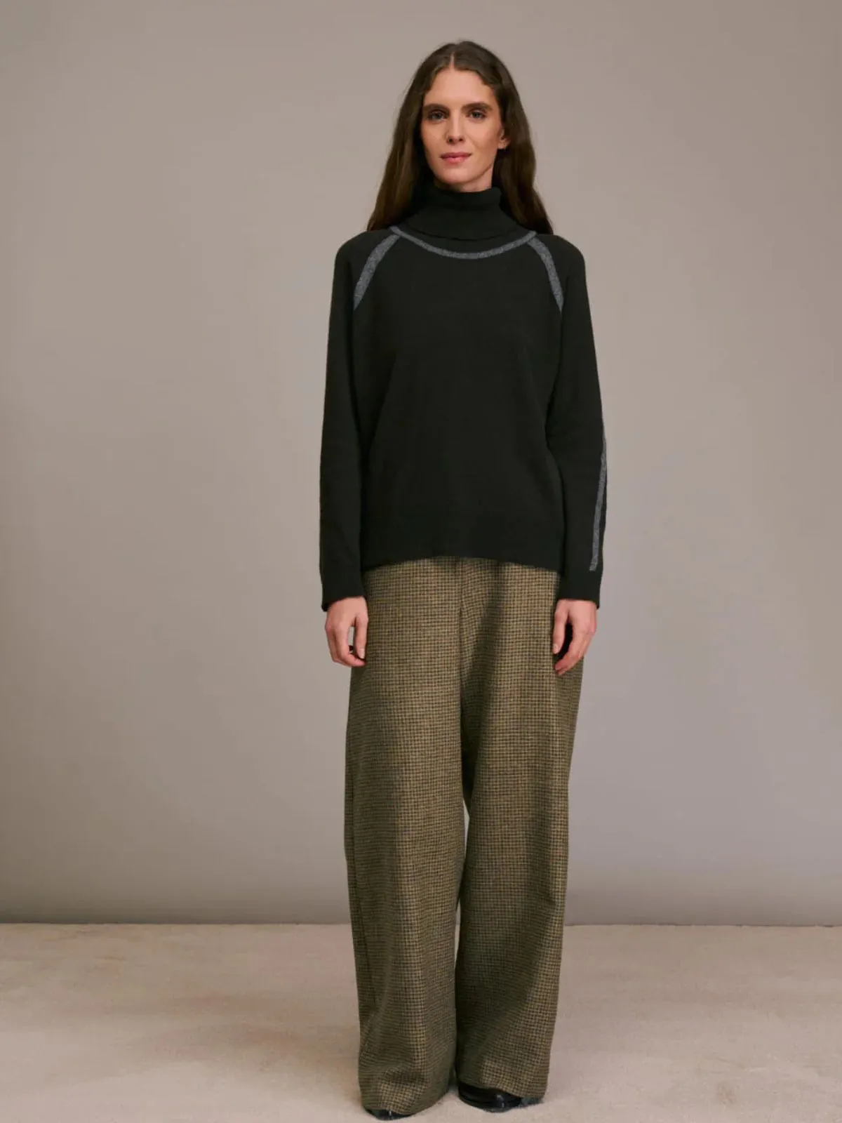 Polano Polo Knit - Khaki sold by iris product image thumbnail 4