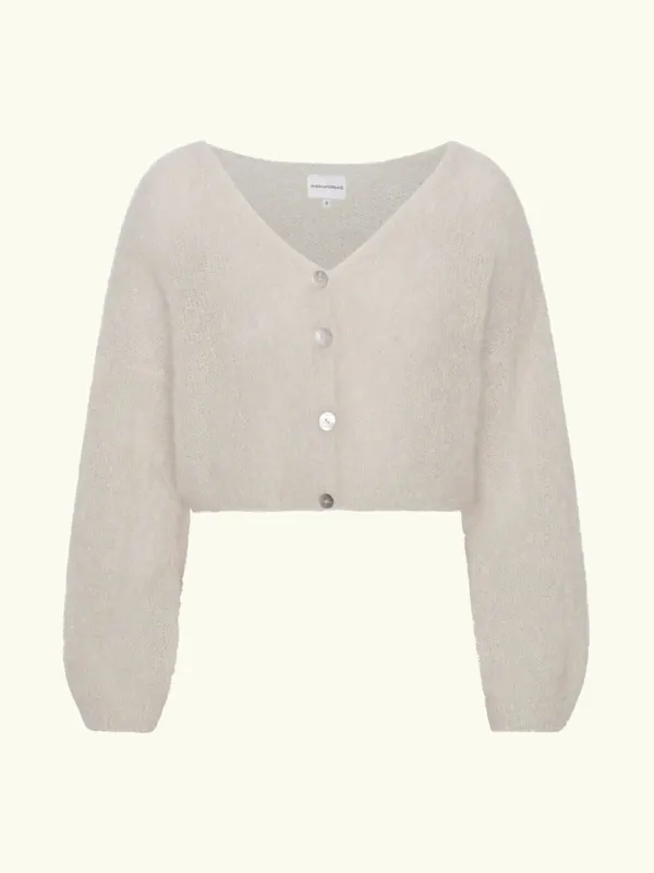 Cornelia Cropped Cardigan - Beige sold by iris