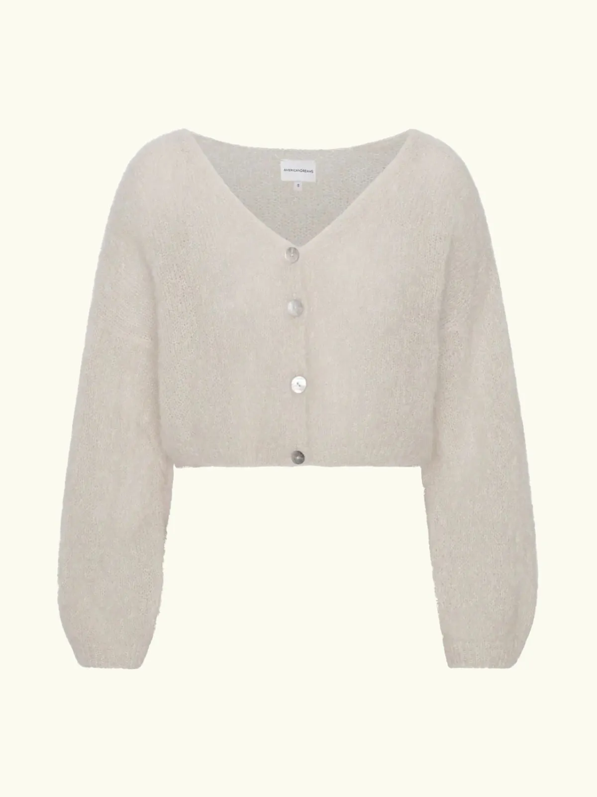 Cornelia Cropped Cardigan - Beige sold by iris