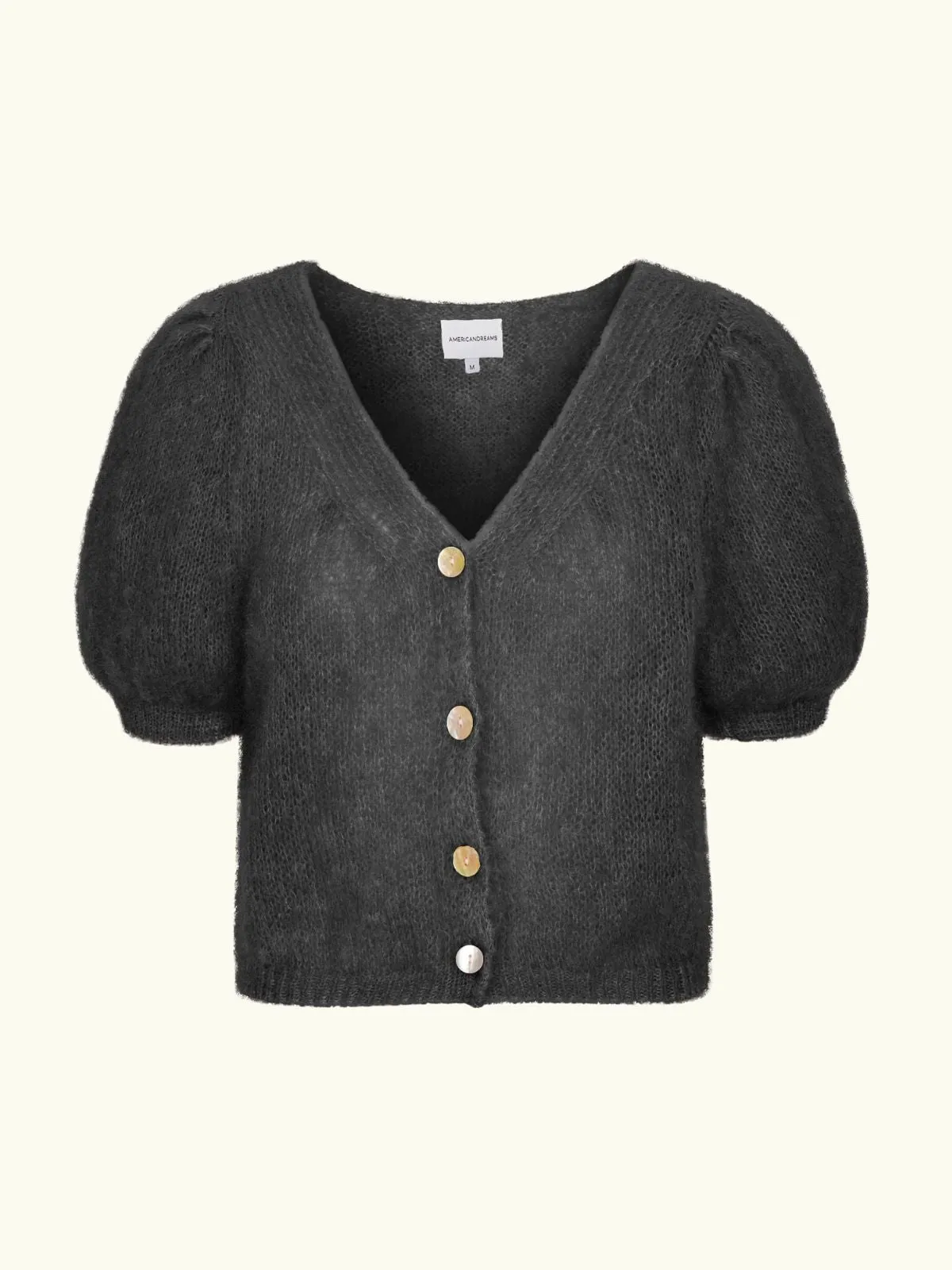 Harper Cropped Cardigan - Black sold by iris