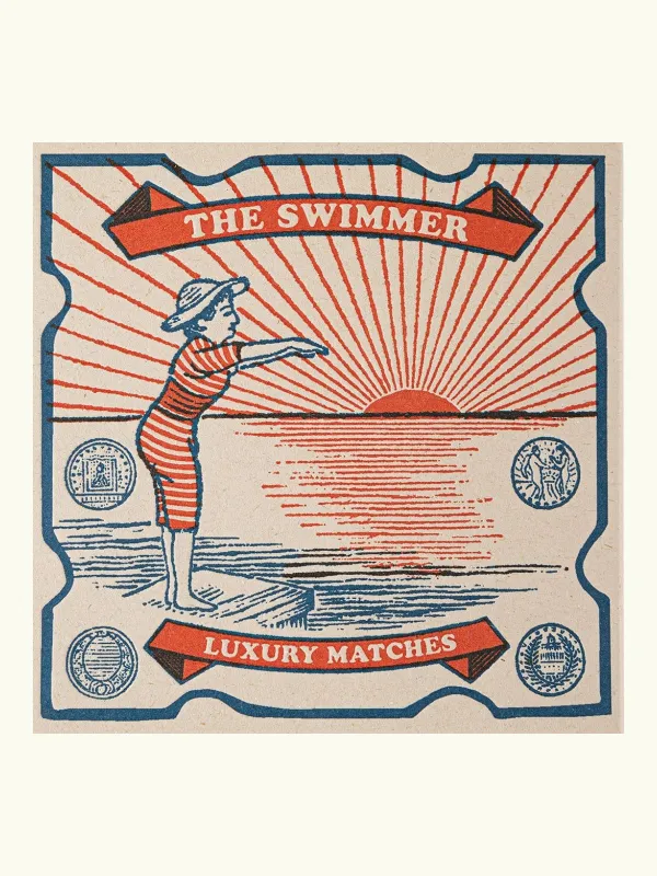 Square Matchbox - The Swimmer made by iris