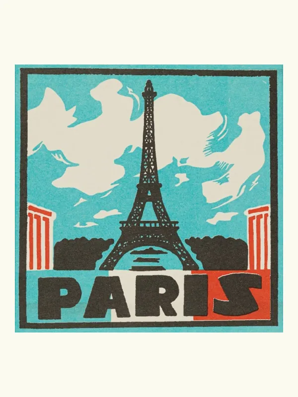 Square Matchbox - Paris made by iris