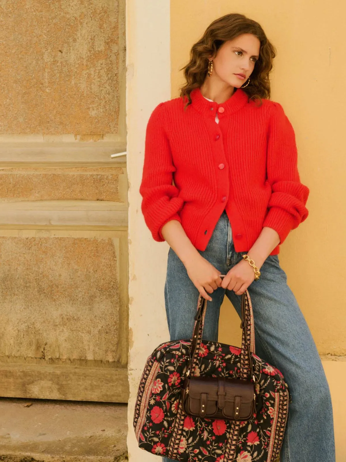 Mirabelle Cardigan - Red sold by iris