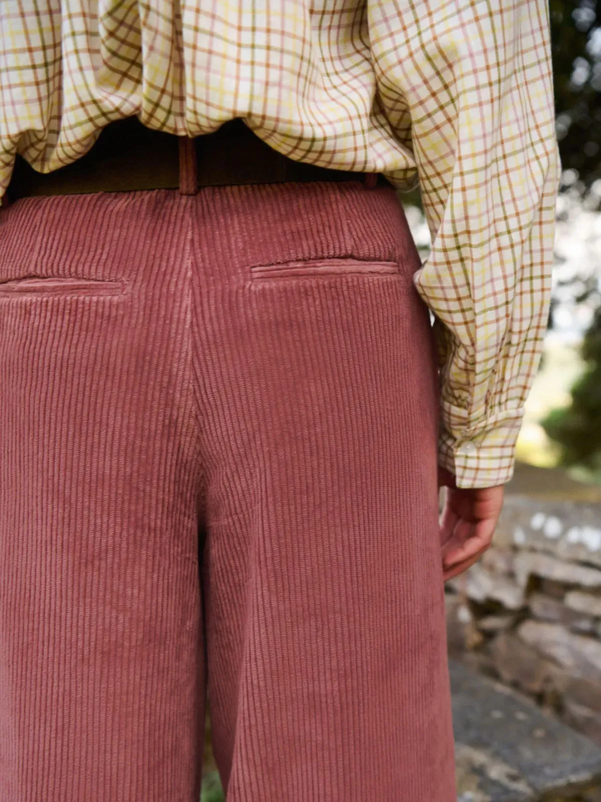 Pedro Cord Trousers - Brick sold by iris product image thumbnail 2
