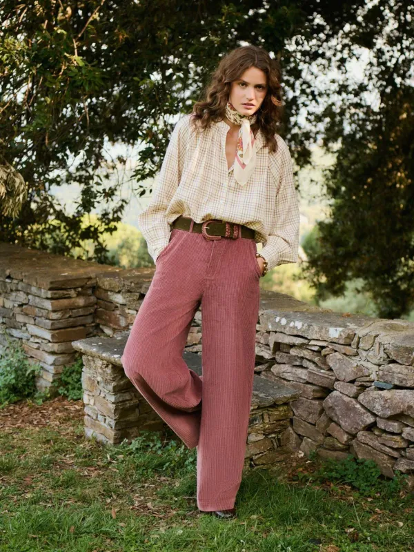 Pedro Cord Trousers - Brick sold by iris