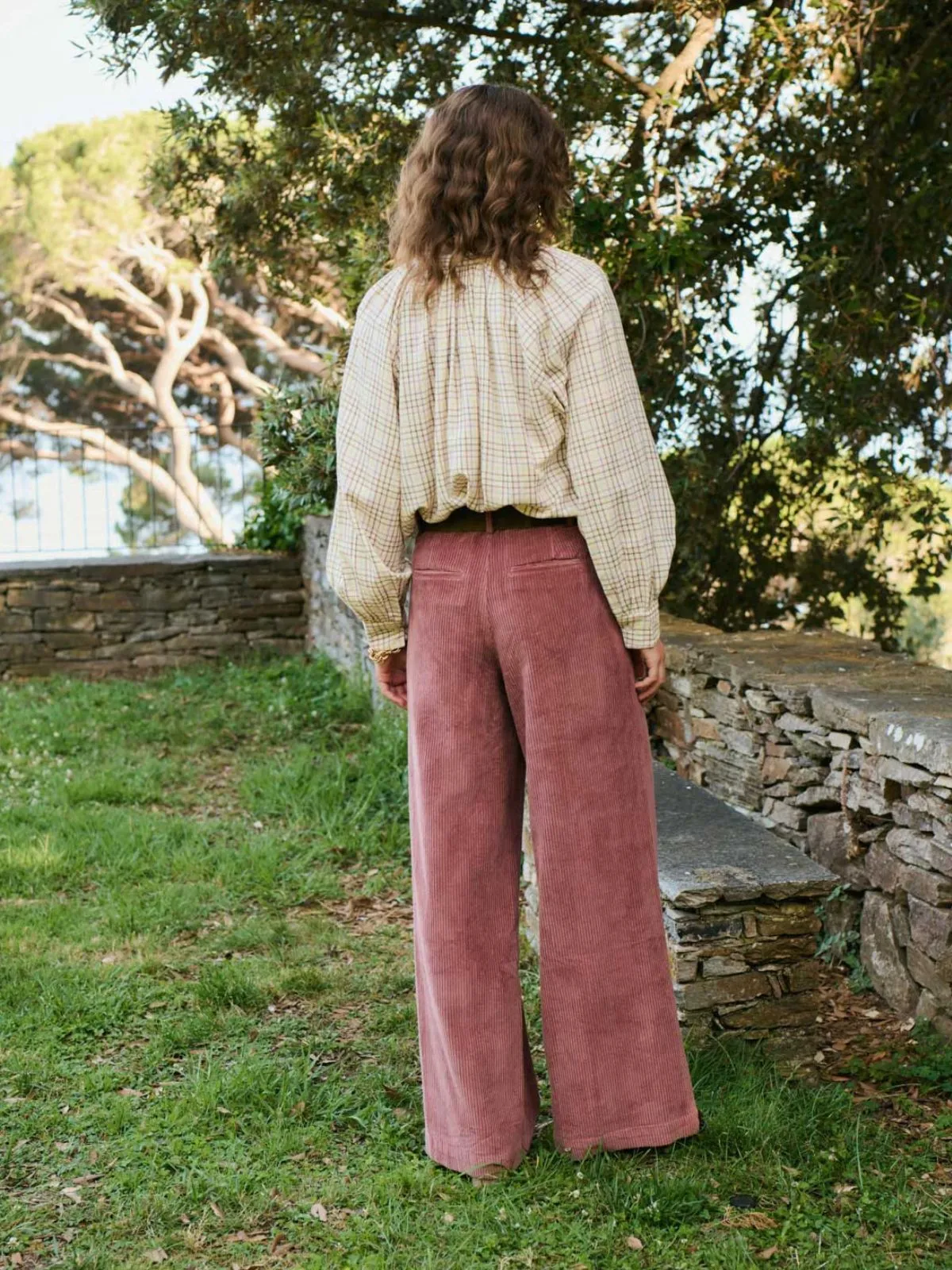 Pedro Cord Trousers - Brick sold by iris product image thumbnail 4