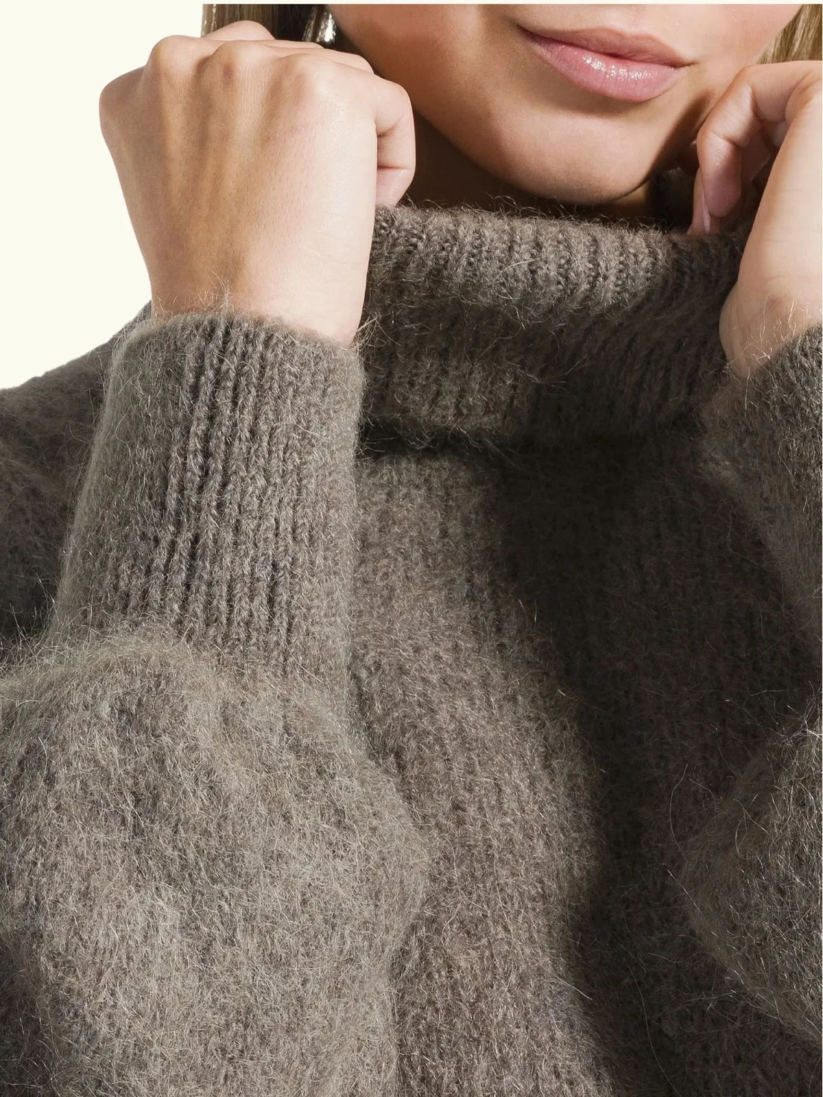 Piro Rollneck Jumper - Dark Taupe sold by iris product image thumbnail 2