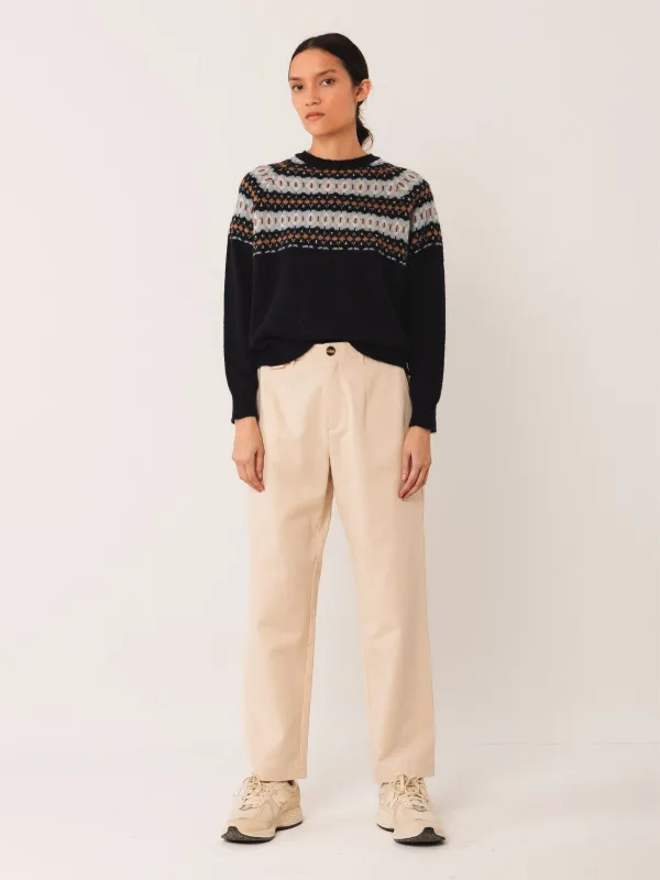 Fair Isle Jumper - Navy sold by iris