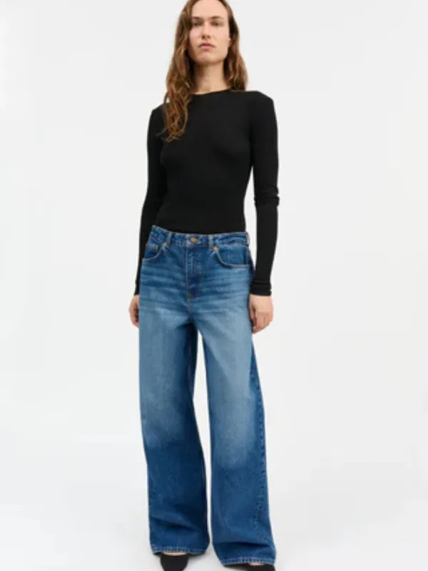 Willow Wide Leg Jeans - Vintage Wash made by Skall Studio