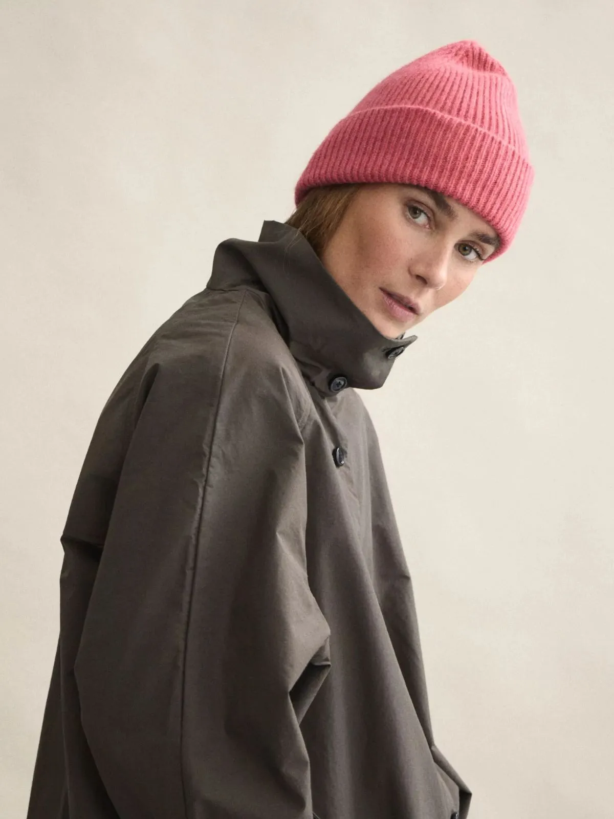 Wool Beanie - Fuchsia sold by iris product image thumbnail 2