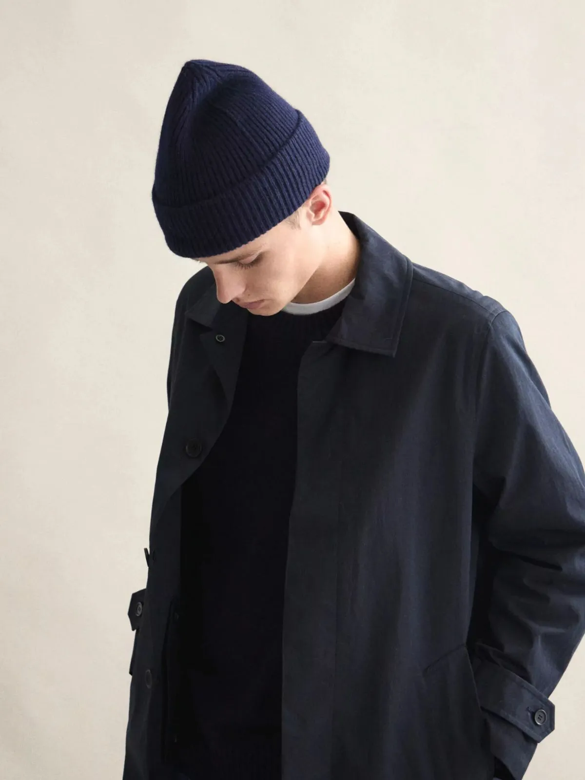 Wool Beanie - Midnight sold by iris product image thumbnail 3