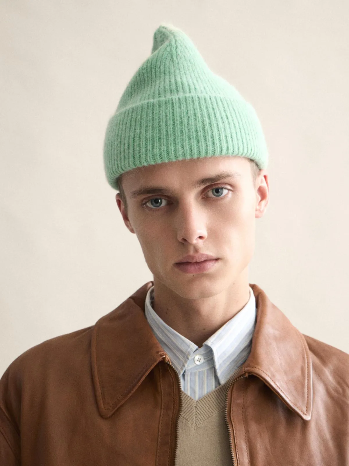 Wool Benie - Jade sold by iris product image thumbnail 2