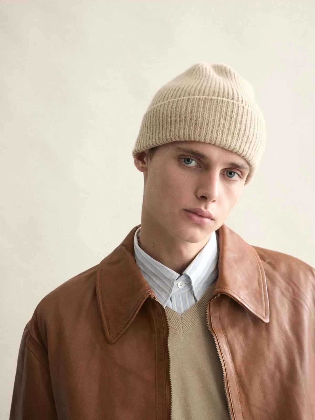 Wool Beanie - Sand sold by iris product image thumbnail 2