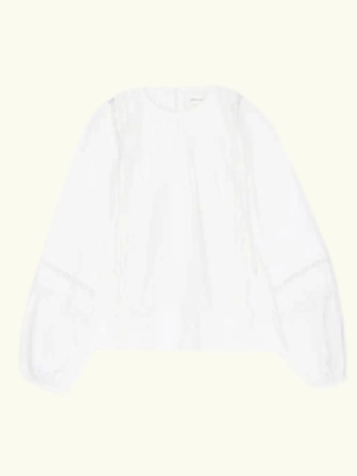 Leaf Embroidered Blouse - White sold by iris product image thumbnail 2