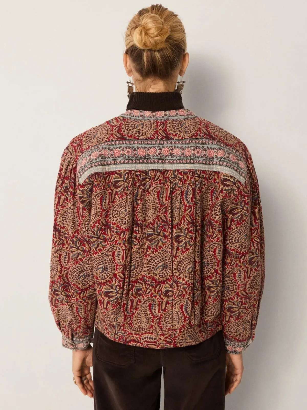 Olivia Print Jacket - Red sold by iris product image thumbnail 2
