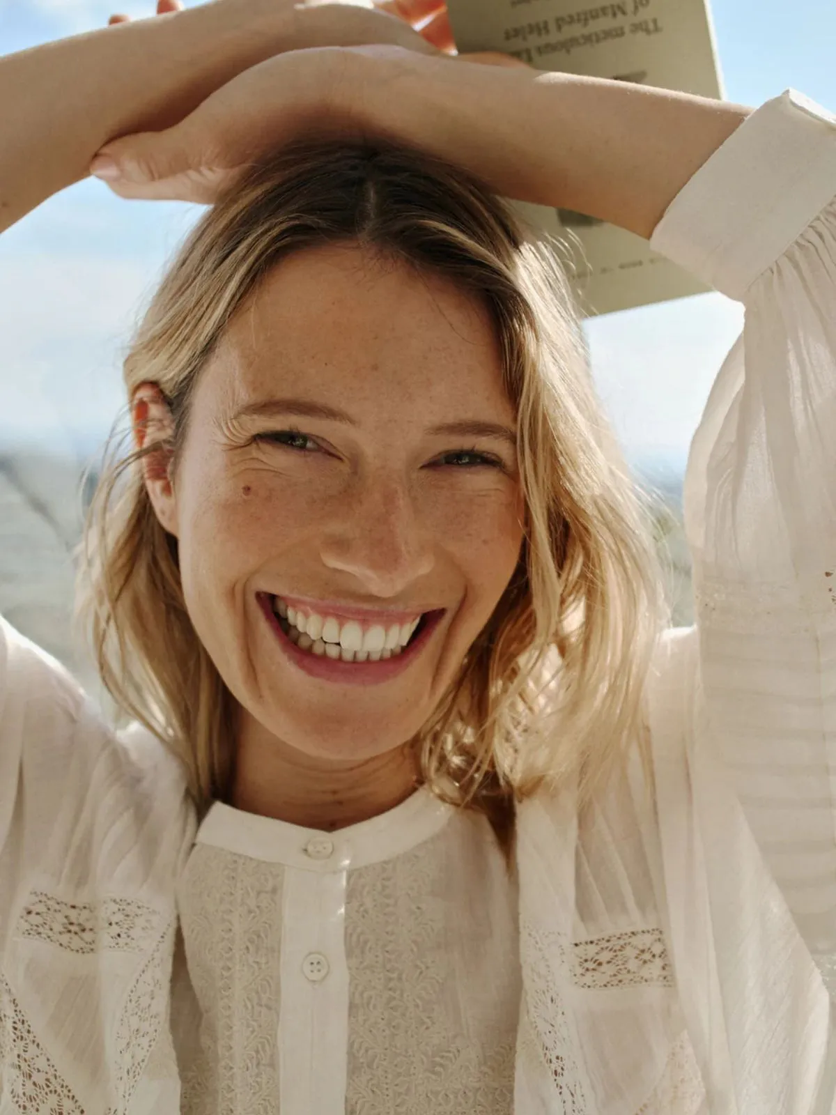 Ethnic Embroidered Blouse - White sold by iris product image thumbnail 5