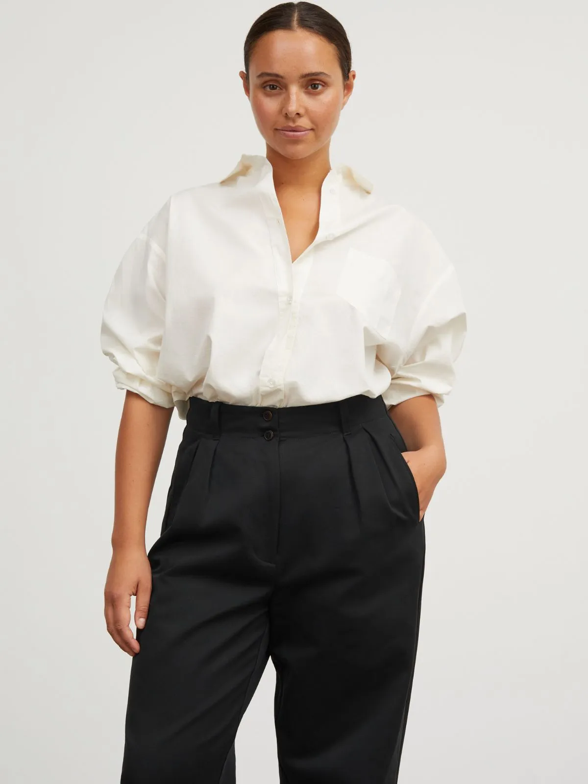 Edgar Shirt - Cream sold by iris product image thumbnail 2